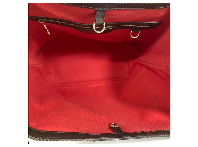 Borsa Tote Louis Vuitton Cabas Rivington Marrone - vista 6