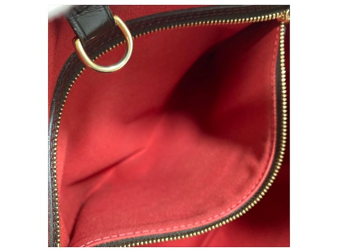 Borsa Tote Louis Vuitton Cabas Rivington Marrone - vista 7