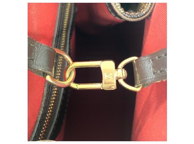 Borsa Tote Louis Vuitton Cabas Rivington Marrone - vista 9