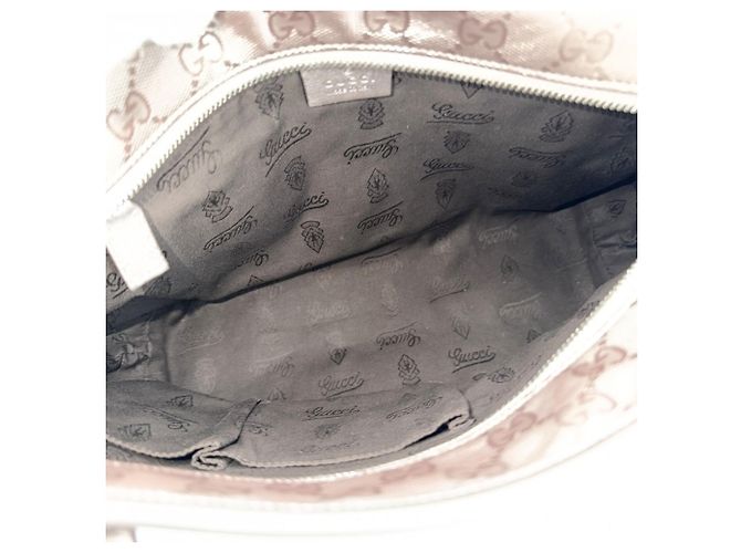 Gucci Metallic Gray Tote Bag Metallisch - Ansicht 4