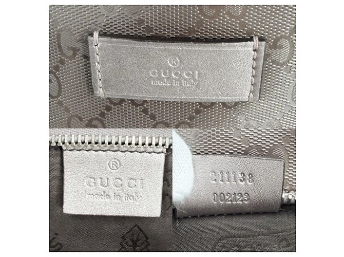 Gucci Metallic Gray Tote Bag Metallisch - Ansicht 5