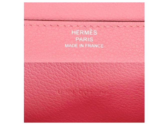 Hermès Portafoglio Long To Go Constance Hermes Rosa - vista 6