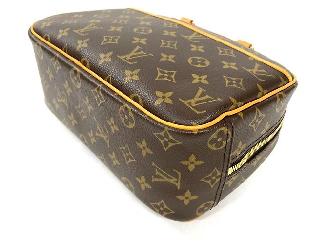 Borsa Louis Vuitton Trouville Marrone - vista 3