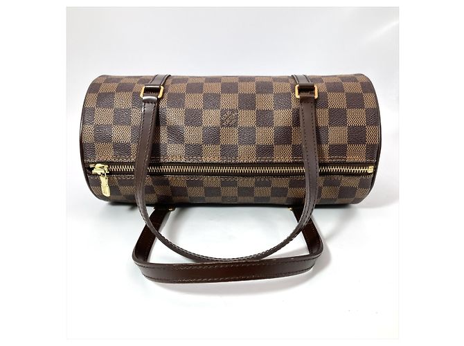 Borsa a Spalla Louis Vuitton Papillon 26 Marrone - vista 4