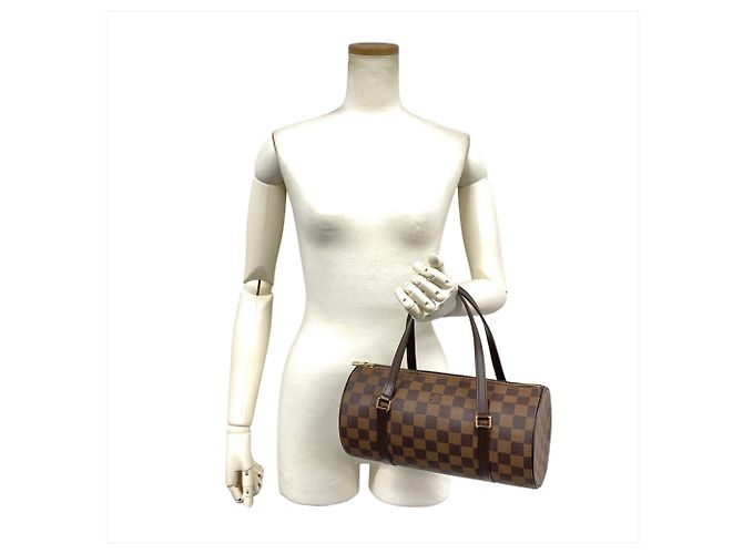 Borsa a Spalla Louis Vuitton Papillon 26 Marrone - vista 7