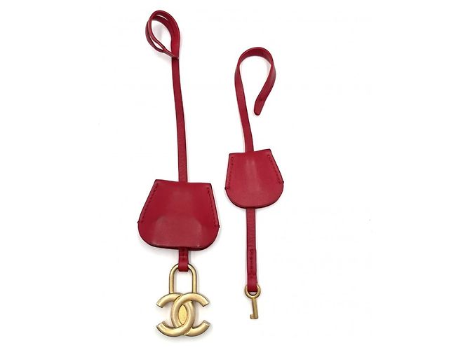 Vanity Borsa Matelassé CC Filigree da donna Chanel Rosso - vista 8