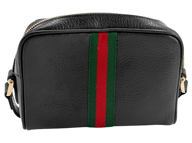 Piccola borsa a tracolla Gucci Ophidia Nero - vista 2