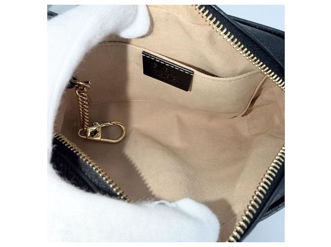 Piccola borsa a tracolla Gucci Ophidia Nero - vista 4