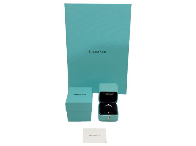 Tiffany & Co. Platinum Harmony Solitärring - Ansicht 9