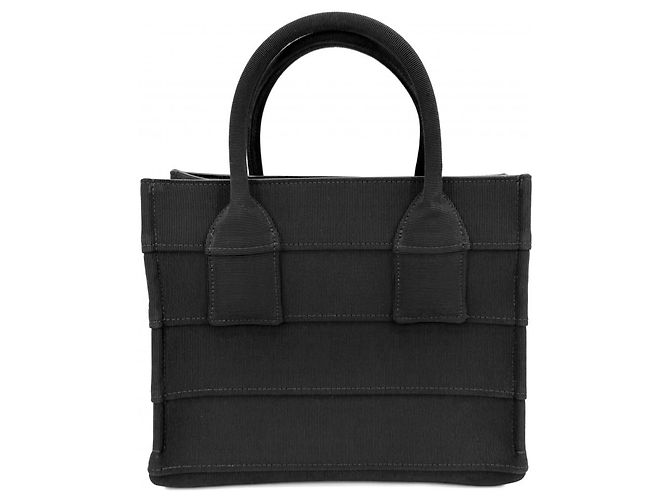 Borsa in tela nera Salvatore Ferragamo Nero - vista 2