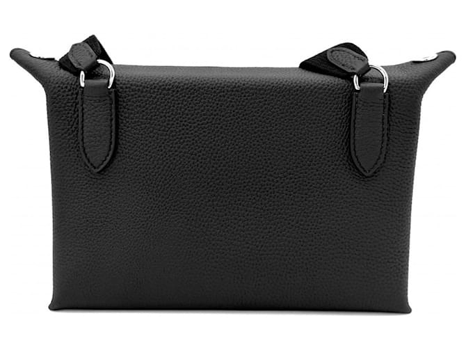 Hermès Borsa a tracolla Hermes Videpoche Nero - vista 2