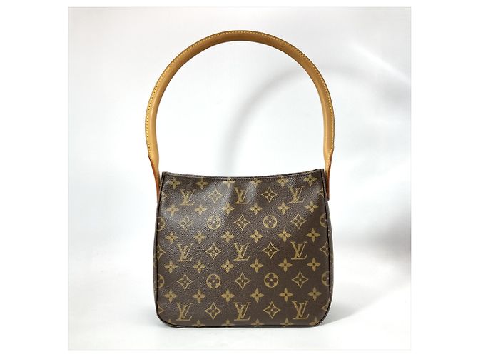 Borsa a Spalla Louis Vuitton Looping MM Marrone - vista 2