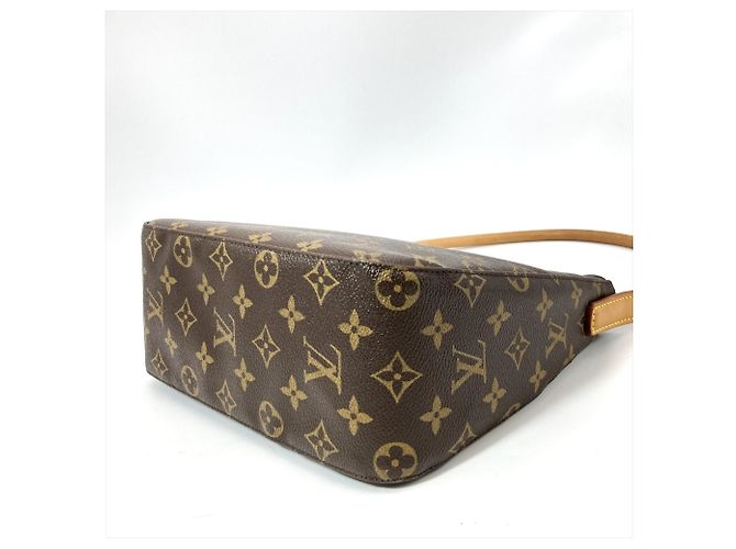 Borsa a Spalla Louis Vuitton Looping MM Marrone - vista 3