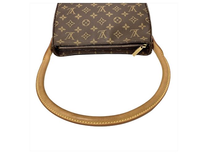 Borsa a Spalla Louis Vuitton Looping MM Marrone - vista 4