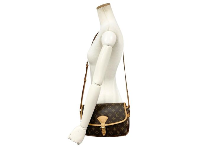 Borsa a tracolla Louis Vuitton Sologne - Tela Monogram marrone - vista 13