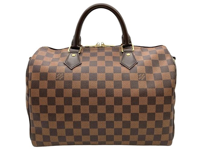 Bolso Louis Vuitton Speedy Bandoulière 30 Castaño - vista 3