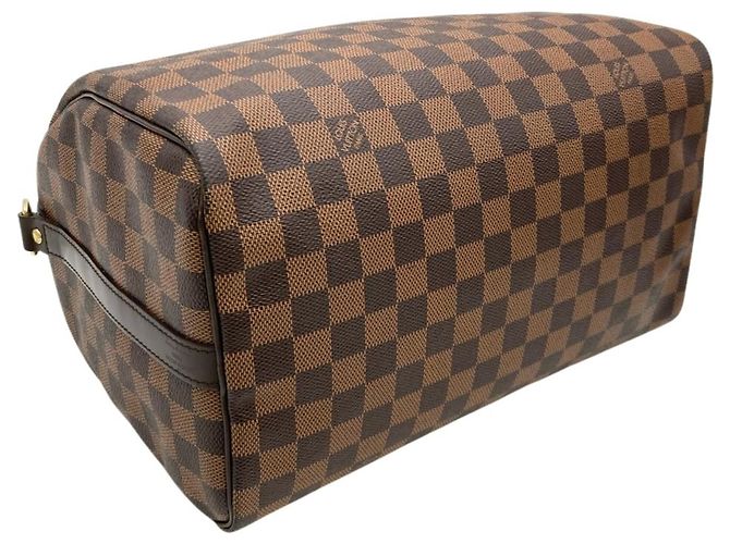 Bolso Louis Vuitton Speedy Bandoulière 30 Castaño - vista 4