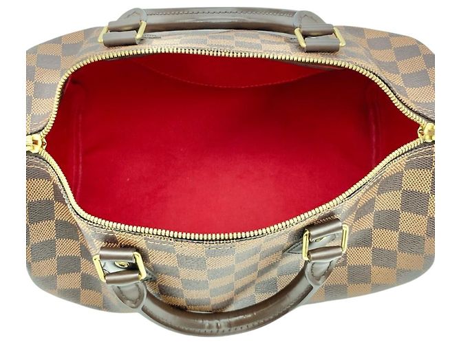 Bolso Louis Vuitton Speedy Bandoulière 30 Castaño - vista 5