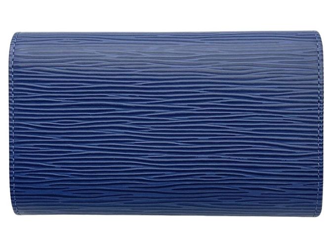 Louis Vuitton Blue Epi Leather Bi-Fold Wallet - view 3