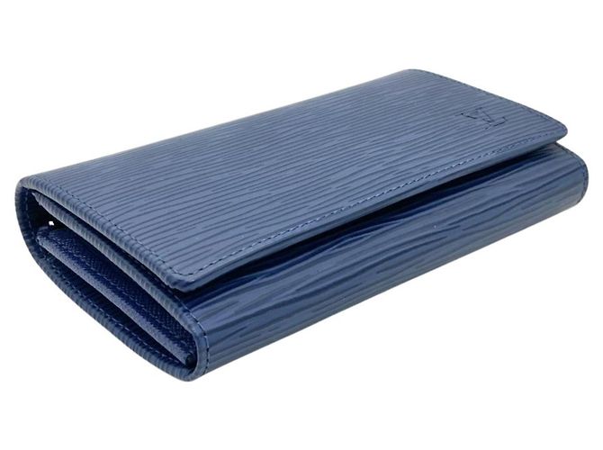 Louis Vuitton Blue Epi Leather Bi-Fold Wallet - view 4
