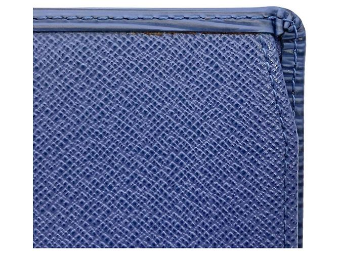 Louis Vuitton Blue Epi Leather Bi-Fold Wallet - view 9