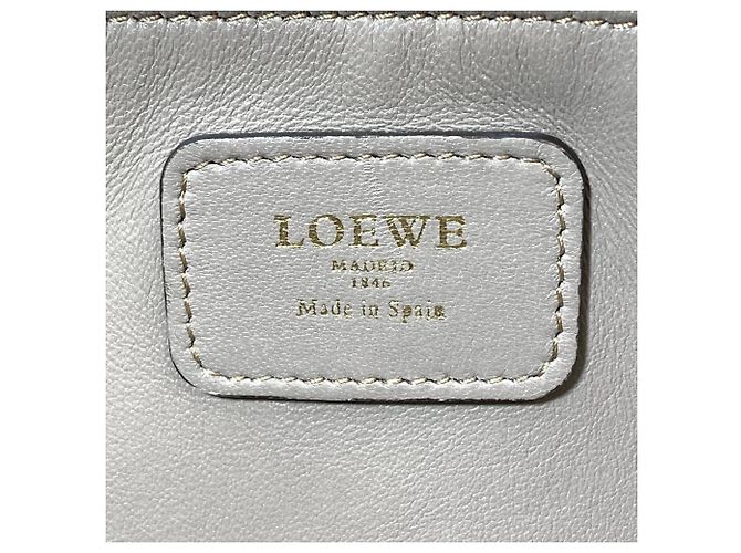 Borsa Loewe Amazona 23 Beige - vista 7