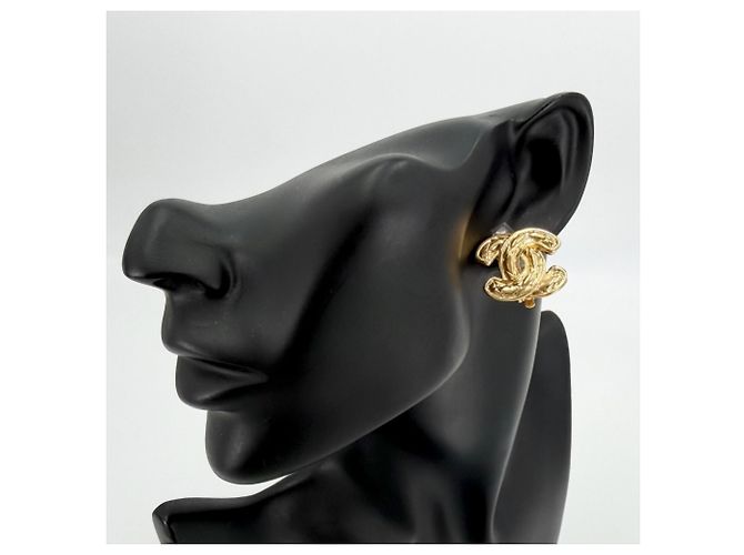 Orecchini a clip Chanel Vintage Gold Plated D'oro - vista 2