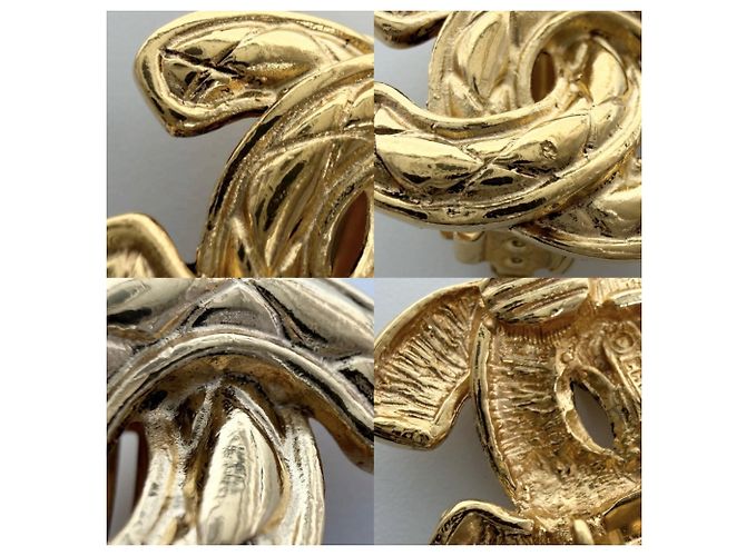 Orecchini a clip Chanel Vintage Gold Plated D'oro - vista 5