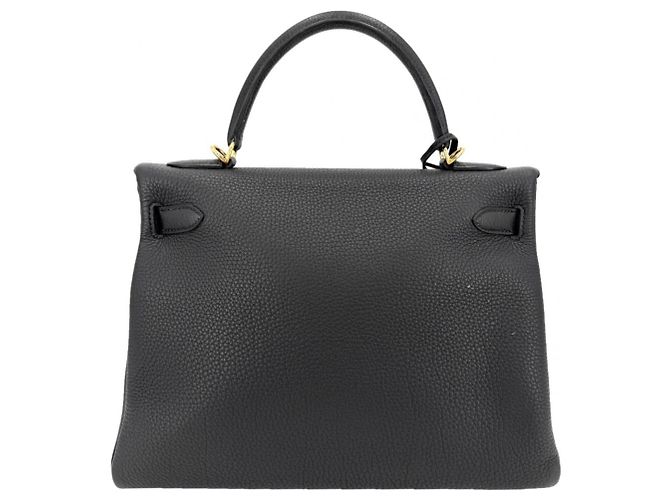 Hermès Borsa Hermes Kelly 32 Nero - vista 2