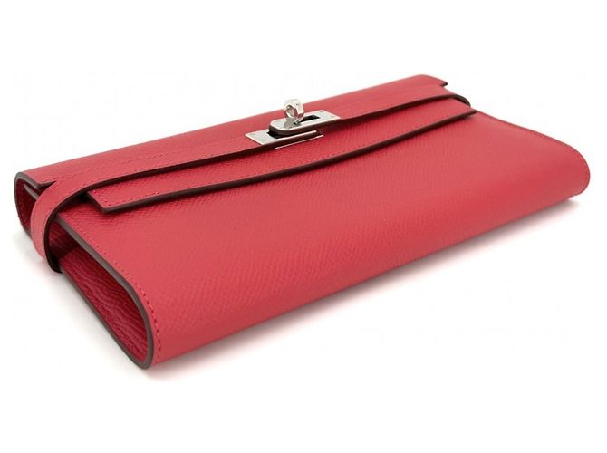 Cartera Long Kelly de Hermès para Mujer Roja - vista 3