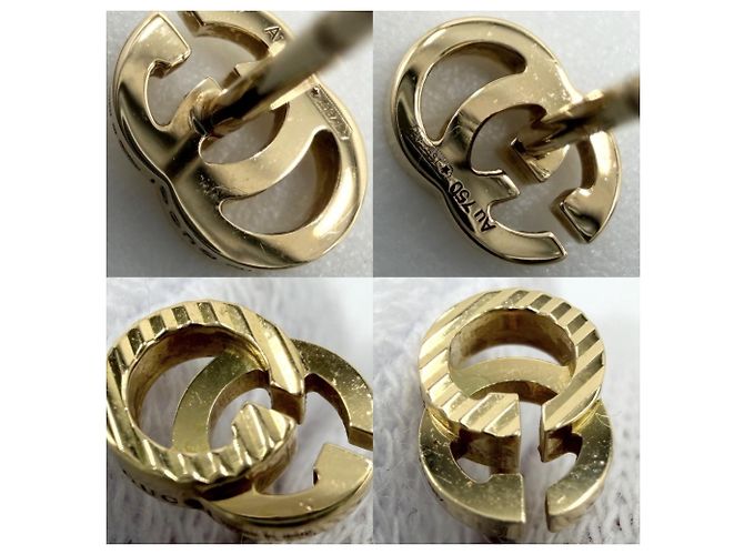 Orecchini a lobo in oro giallo 18K Gucci - vista 6