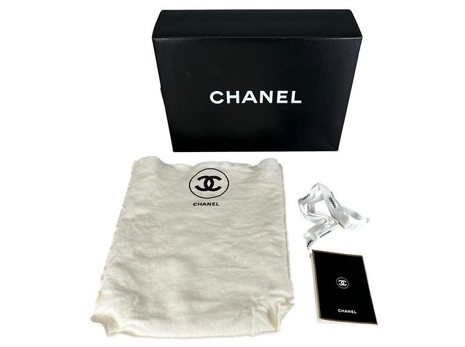Borsa a tracolla con catena Chanel Diana 25 Bianco - vista 14