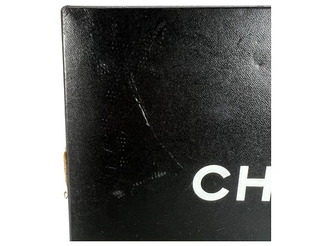 Borsa a tracolla con catena Chanel Diana 25 Bianco - vista 15