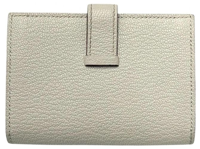 Hermès Hermes Ivory Leather Card Case Cream - view 2
