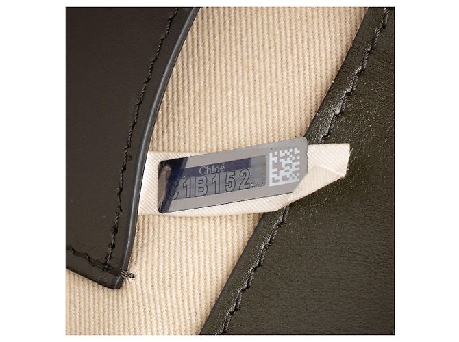 Borsa Tess piccola in pelle di vitello Chloé Verde - vista 9