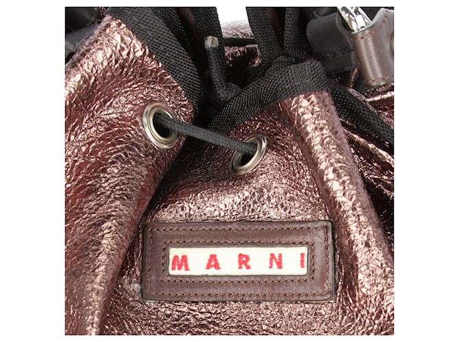 Marni Cardigan doppio strato in cashmere grigio scuro Chanel 2004 con motivo geometrico Marrone - vista 8