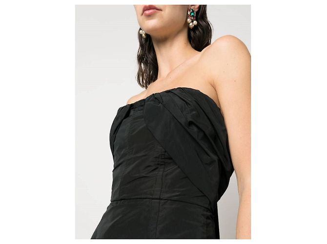 Chloé Bolso de hombro Chanel Y2K de algodón matelassé negro con cierre Mademoiselle - vista 5