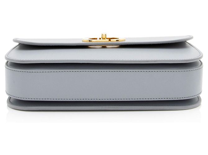 Piccola borsa a tracolla 30 Montaigne Avenue in pelle di vitello Dior Grigio - vista 4