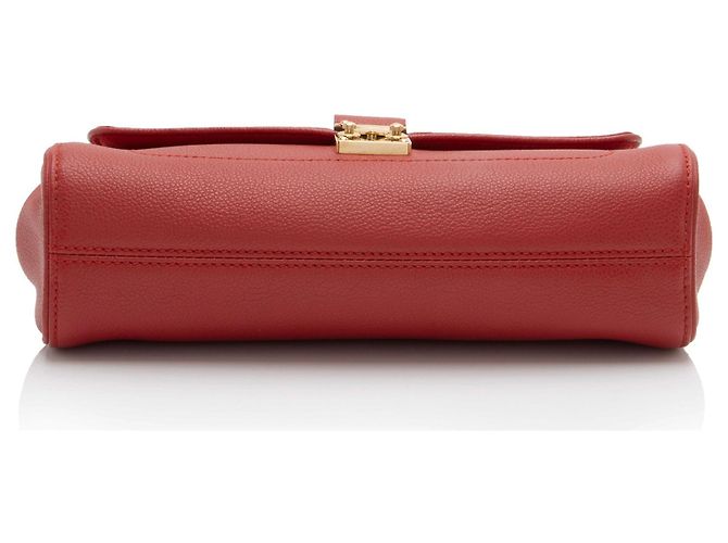 Borsa a Spalla Louis Vuitton Monogram Empreinte Saint Germain PM Rosso - vista 4