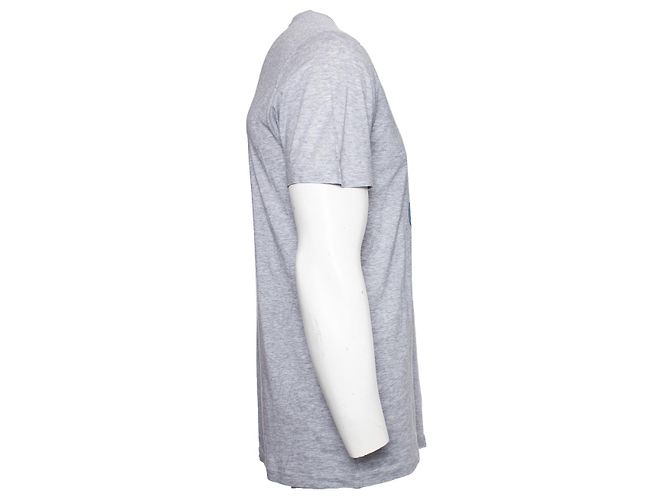 T-shirt grigia Viktor & Rolf con stampa blu. Grigio - vista 3