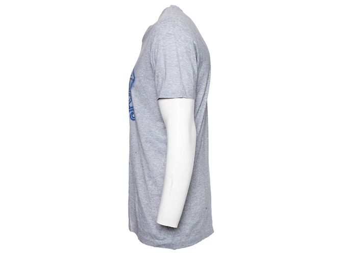 T-shirt grigia Viktor & Rolf con stampa blu. Grigio - vista 4