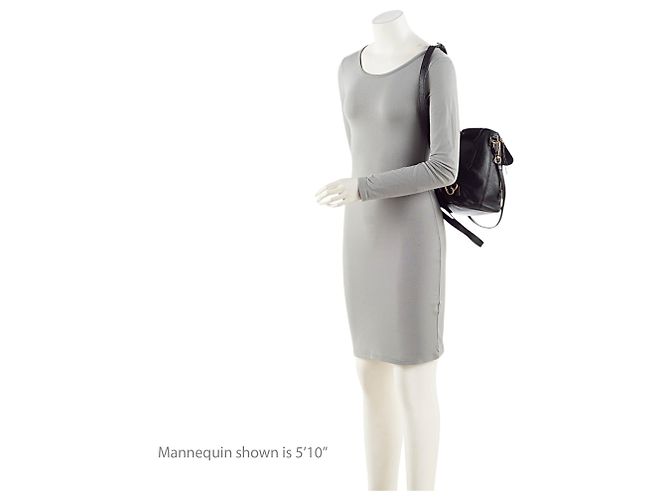 Chloé Chloe Mini Faye Rucksack aus Kalbsleder Schwarz - Ansicht 5