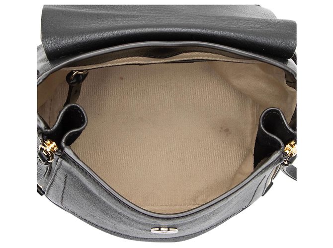 Chloé Chloe Mini Faye Rucksack aus Kalbsleder Schwarz - Ansicht 7