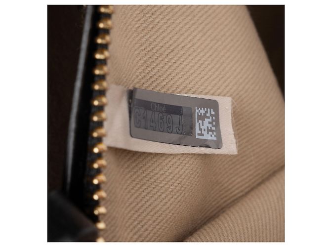 Chloé Chloe Mini Faye Rucksack aus Kalbsleder Schwarz - Ansicht 9