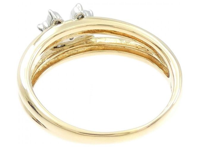 Autre Marque Anello Vendome Au750 Flower Diamond D'oro - vista 3