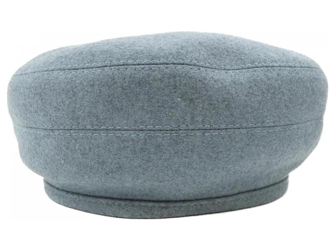 Hermès Hermes Cuir de Selle Parisienne Patchwork Cashmere Cap Braun - Ansicht 2