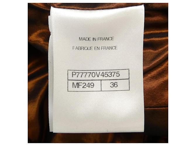 Chaqueta Chanel Castaño Blanco - vista 4