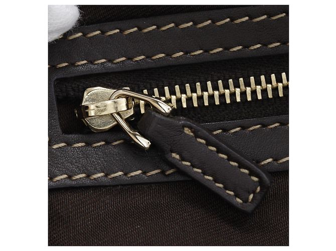 Borsa Tote Gucci GG Crystal Marrone - vista 14