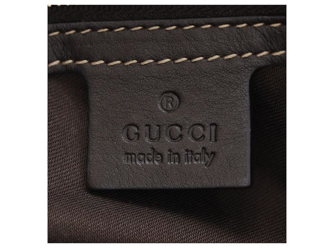 Borsa Tote Gucci GG Crystal Marrone - vista 17