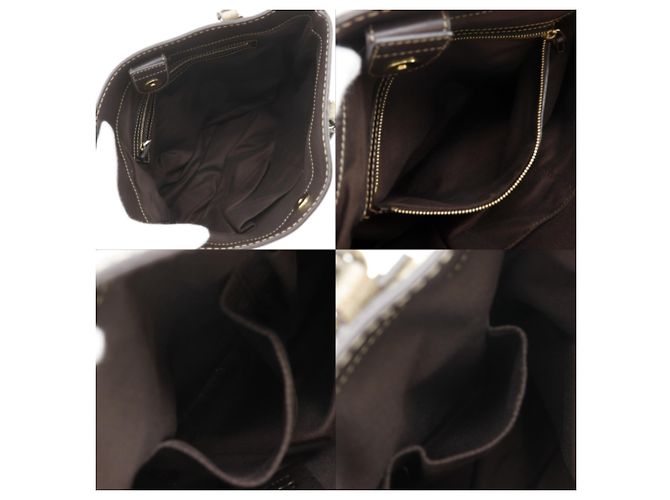 Borsa Tote Gucci GG Crystal Marrone - vista 6